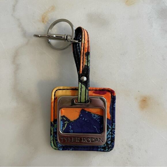 Tyler Rodman keychain mountain scape scene clasp and hook blue orange gorpcore - Picture 1 of 2